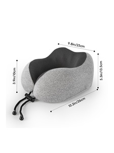 Voyage cou oreiller <span class=keywords><strong>avion</strong></span> mémoire mousse oreiller vol appui-tête sommeil Portable - Product Image 6