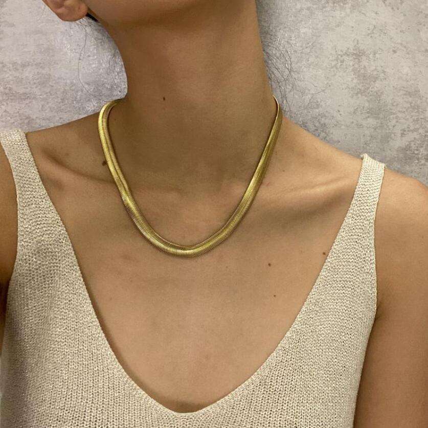 Collana A Spina Di Pesce In Acciaio Inox - 20 Pollici, Tono Argento, Unisex Per Uomo E Donna - Foto 7