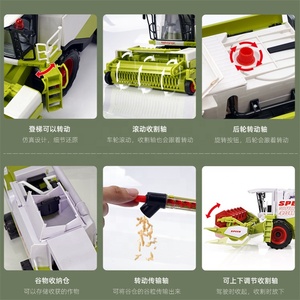 Vente chaude enfants <span class=keywords><strong>jouet</strong></span> voiture inertie grande simulation agriculteur véhicule <span class=keywords><strong>tracteur</strong></span> moissonneuse transport remorque <span class=keywords><strong>jouet</strong></span> - Product Image 4