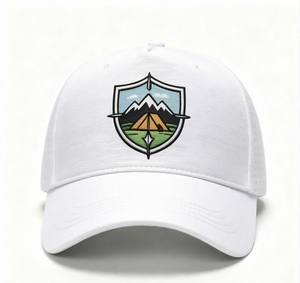 Gorra Trucker Blanca Bordada Personalizada, Unisex, Transpirable, de Malla, Ajustable, para Deportes al Aire Libre - Product Image 1