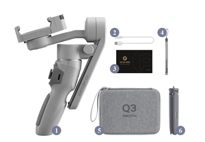 Estabilizador <span class=keywords><strong>de</strong></span> Teléfono Inteligente Zhiyun Smooth Q3, Gimbal <span class=keywords><strong>de</strong></span> 3 Ejes para Smartphone, iPhone/Samsung/Huawei/<span class=keywords><strong>Xiaomi</strong></span>/Cámara <span class=keywords><strong>de</strong></span> Acción - Product Image 6