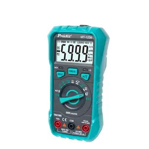 Pro'sKit MT-1236 3-5/6 True RMS Digital Multimeter ACA ACV DCA DCV Automatic Range Electrician Burn-proof Meter LED Lighting