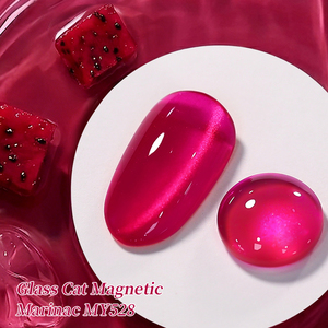 BORN PRETTY Vernis à ongles gel effet œil de chat ultra-brillant, faible odeur, double poudre magnétique œil de chat, gel cristal ultra-brillant effet œil de chat - Product Image 3