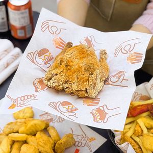 Custom Printed Sandwich <b>Burger</b> Packing <b>Paper</b> with logo Eco-Friendly Disposable Greaseproof Fried Chicken <b>Wrapping</b> <b>Paper</b> - Product Image 4