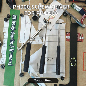 Mini tournevis Phillips PH000 pour la réparation de téléphones portables DIY, outils personnalisables OEM, mini tournevis avec manche en plastique - Product Image 3