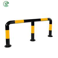 Garde-corps anti-collision de forme de U de barrière de stationnement de tuyau d'acier résistant pour l'allée de parking de garage d'école