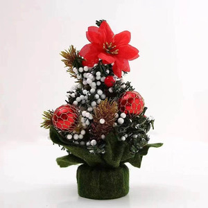 Mesa de adornos de escritorio de 20cm, decoración de mini árbol de Navidad para suministros de fiesta, vacaciones, Año Nuevo, Navidad - Product Image 6