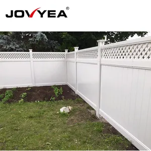 高品质Pvc新风格围栏加拿大流行H Post Pvc花园隐私屏幕围栏