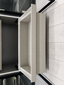 Modern Fabric <b>Storage</b> Rectangle Wall Mounted Minimalist Design Durable Non Woven Material Single Tier Living Room Organization - Product Image 3