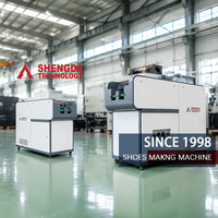 Machine industrielle entièrement automatique SHENGDA pour l'élimination des plis des semelles de bottes et de baskets