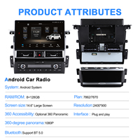 Autoradio Android Navihua avec Carplay, unité centrale multimédia, écran tactile 14,6 pouces pour Nissan Patrol Y62 Infiniti QX56 QX80 2012-2020