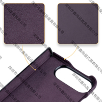 Étui en cuir pour iPhone Duo, véritable cuir de vachette, housse pliable, protection complète de la charnière, support rotatif, logo personnalisé, vente en gros OEM