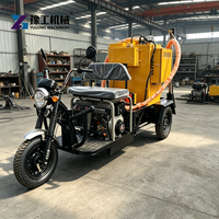 Machine de remplissage de fissures 200L portable avec roues en caoutchouc pour utilisation en structure de stationnement