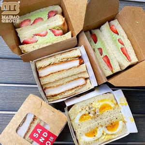 Emballage alimentaire en papier jetable, boîte <span class=keywords><strong>à</strong></span> <span class=keywords><strong>brunch</strong></span> en papier <span class=keywords><strong>à</strong></span> <span class=keywords><strong>emporter</strong></span>, logo personnalisé, boîte <span class=keywords><strong>à</strong></span> charcuterie <span class=keywords><strong>à</strong></span> <span class=keywords><strong>emporter</strong></span>, <span class=keywords><strong>plateau</strong></span> alimentaire en papier - Product Image 1