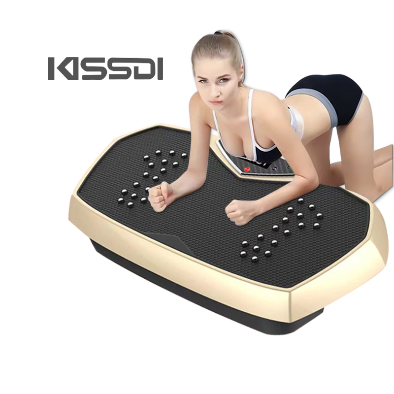 Nieuw Product 4d Vibratieplaat Oefenmachine Magie Body Crazy Fit Massage Power Gym Fitness Trillingsplaat