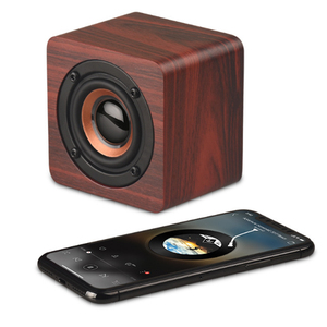 Classical professional mini wireless Wooden speaker cabinet wireless portable wooden speaker box wood empty