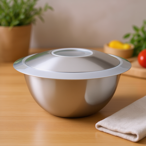 Tazón Térmico de Doble Pared con Tapa de 2 L y 20 cm para Almacenamiento y Servicio de Alimentos - Product Image 3