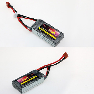 Pabrik kualitas tinggi Power UAV pesawat FPV 25c 14.8v 1100mah 3S 4S T/XT60/XT90/AS150/JST/TRX Custom Plug Drone Rc baterai Lipo - Product Image 3