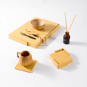 Minh Giang OEM Lacquer <b>Placemat</b> Handpainted Lacquer Serving Tray Rectangle Tray Table Centerpieces Decoration Handmade - Product Image 1