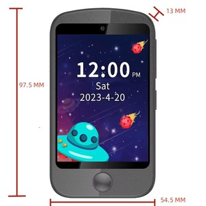 Jouet de téléphone intelligent pour enfants, écran tactile, appareil photo, enregistreur vidéo musical, applications d'apprentissage, jouet éducatif ABS - Product Image 6
