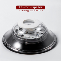 Sincen Private Label ABS Transparent Dome Warm Glow Hotel Bar Tabletop Promotion Luxury Liquor Display Bottle Base Light