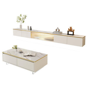 Итальянский современный скандинавский роскошный маленький журнальный столик и подставка для телевизора ZN 204 для дома или склада мебель для гостиной - Product Image 2