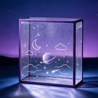 Boîte en plastique PET transparente pliable personnalisée, qualité alimentaire, pour bonbons, gâteaux, cadeaux, logo OEM accepté