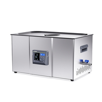 Machine de nettoyage à ultrasons numérique avec temps et température programmables (80°C) ° C Max) pour le nettoyage de diverses pièces, modèles de 2L à 30L