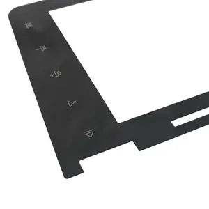 Vidrio de impresión de pantalla táctil para cubierta de pantalla lcd, vidrio templado de corte personalizado de 0,5mm, 0,7mm, 1mm, 2mm y 3mm, gorilla silk