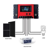 Contrôleur intelligent fabriqué en Chine, chargeur 12v 24v, contrôleur solaire