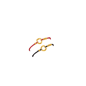 Pulsera de Oro Puro 999 con Diseño de Banda de Möbius 1314, Pulsera de Cuentas Tejidas 3D para tu <span class=keywords><strong>Novia</strong></span> como Regalo - Product Image 1