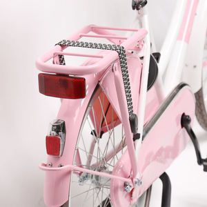 TXED-Vélo de ville classique de <span class=keywords><strong>26</strong></span> <span class=keywords><strong>pouces</strong></span> pour <span class=keywords><strong>femme</strong></span>, cadre en acier, selle souple, simple vitesse, frein V, vélo de route urbaine - Product Image 6