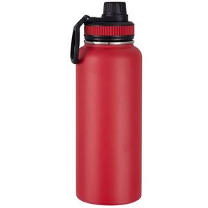 Botella de Agua Deportiva y de Viaje de Acero Inoxidable de Doble Pared de 40 oz, Libre de BPA, para Campamento al Aire Libre - Product Image 1