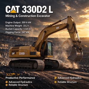 รถขุดไฮดรอลิกมือสอง Caterpillar รุ่น 330D2L ขนาด 30 ตัน ยี่ห้อ Good Health Made in Japan ของแท้ มีสินค้าในเซี่ยงไฮ้ - Product Image 1
