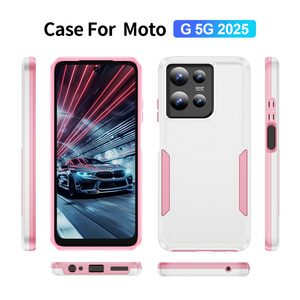 Étui de téléphone portable hybride robuste en TPU et PC, design simple, blocage de couleur, pour Google 10A, étui de protection pour téléphone - Product Image 5