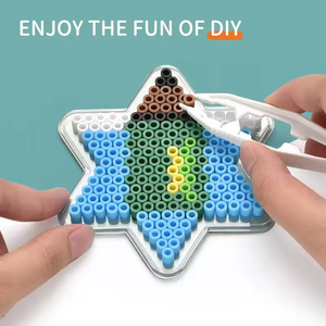 Meilleur vendeur jouet enfants en plastique bricolage jouets éducatifs <span class=keywords><strong>Hama</strong></span> perles 5mm Perler perles jouets pour enfants - Product Image 5