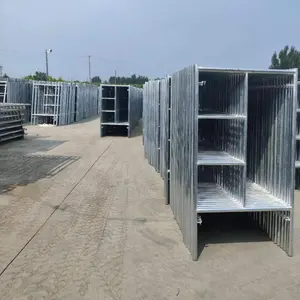 hot-dipped galvanized ringlock scaffolding system long life manufacturer tubular hdg all-around Folding scaffold