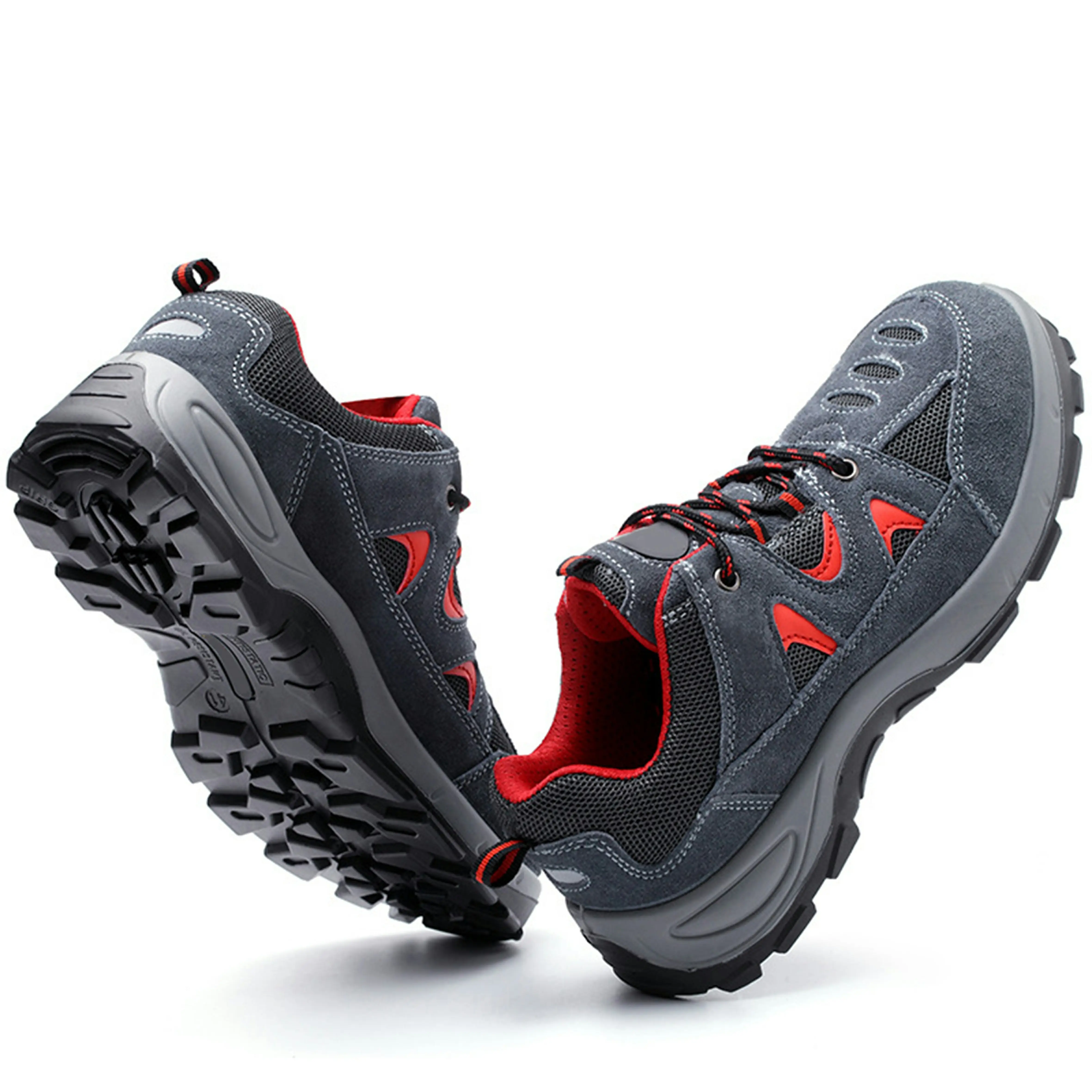 Labor shoes fall men's steel Baotou safety site work anti-smashing labor shoes.