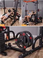 Machine Smith multifonctionnelle Equipement de fitness Lit d'haltérophilie Rack de squat Rameur Machine Smith portique