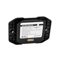 12V 100A Monitor de batería Probador de batería Medidor de corriente de voltaje Indicador de capacidad de batería Medidor de Coulomb