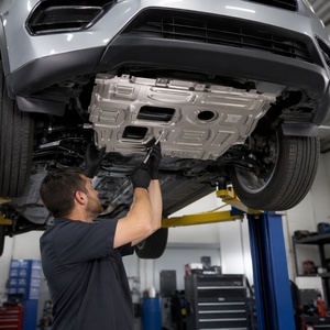 Plaque de protection inférieure moteur de remplacement pour <span class=keywords><strong>Qashqai</strong></span> J12 2024 Plateforme 1.3L SUV Compact en acier estampé - Product Image 6