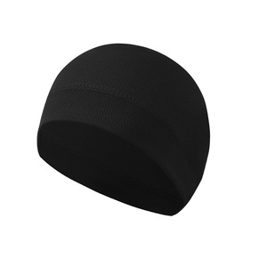 Casquette de cyclisme en maille, couleur unie, respirante, haute élasticité, doublure de casque pour les sports de plein air, protection solaire, unisexe, adulte - Product Image 4