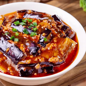 Berenjena precocinada congelada Lista para cocinar estilo Yu Xiang en salsa lista para servicio de comida - Product Image 2