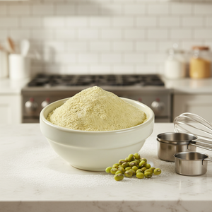 Poudre de protéines de haricot mungo bio Nihewan, OEM ODM, extrait végétal de haute qualité, aliment diététique, production, durée de conservation de 12 mois - Product Image 1