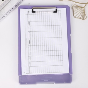 Boîte à documents étanche A4 avec emplacement pour stylo, boîte de rangement multifonctionnelle pour papier, boîte d'archives, tableau d'écriture, <span class=keywords><strong>clip</strong></span>, modèle 8215, possibilité d'imprimer un logo - Product Image 4