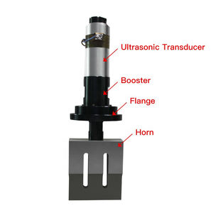 Saldatrice ultrasonica del corno del trasduttore delle parti di plastica dell'attrezzatura di saldatura della maschera di prezzo competitivo 20khz di alta qualità - Product Image 1