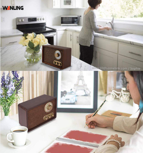 <span class=keywords><strong>Radio</strong></span> AM FM Retro OEM ODM al por Mayor, Reproductor Bluetooth Portátil, <span class=keywords><strong>Radio</strong></span> USB SD con Altavoces - Product Image 5