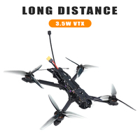DroView FPV 10 pouces avec Caddx Ratel 2 V2, vision nocturne, antenne Cherry 2, récepteur Happy Model Stack-SpeedyBee V3