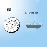 Réflecteur LED Premium AL6063 à 15 trous avec revêtement PVD pour lampe torche tactique haute luminosité et projecteur de recherche et de sauvetage