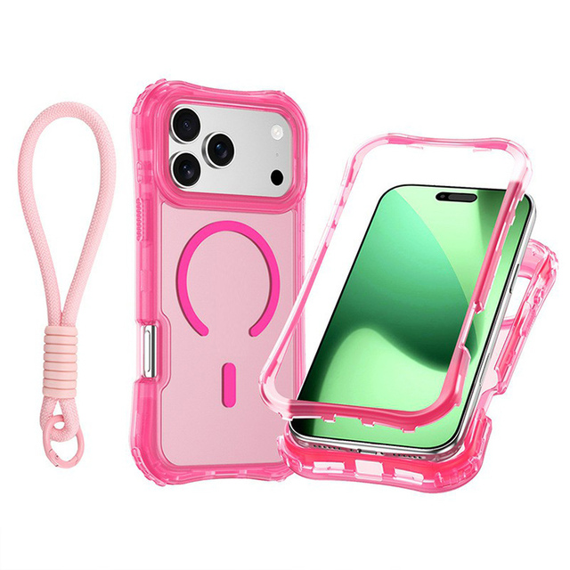 Magnetic 3-in-1 Hybrid Slim Matte Layer Phone Case for iPhone 17 Air 16 15 14 13 12 11 Pro Max Heavy Duty Mobile Phone Cases